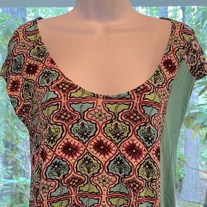 Anthropologie cap sleeve tunic.